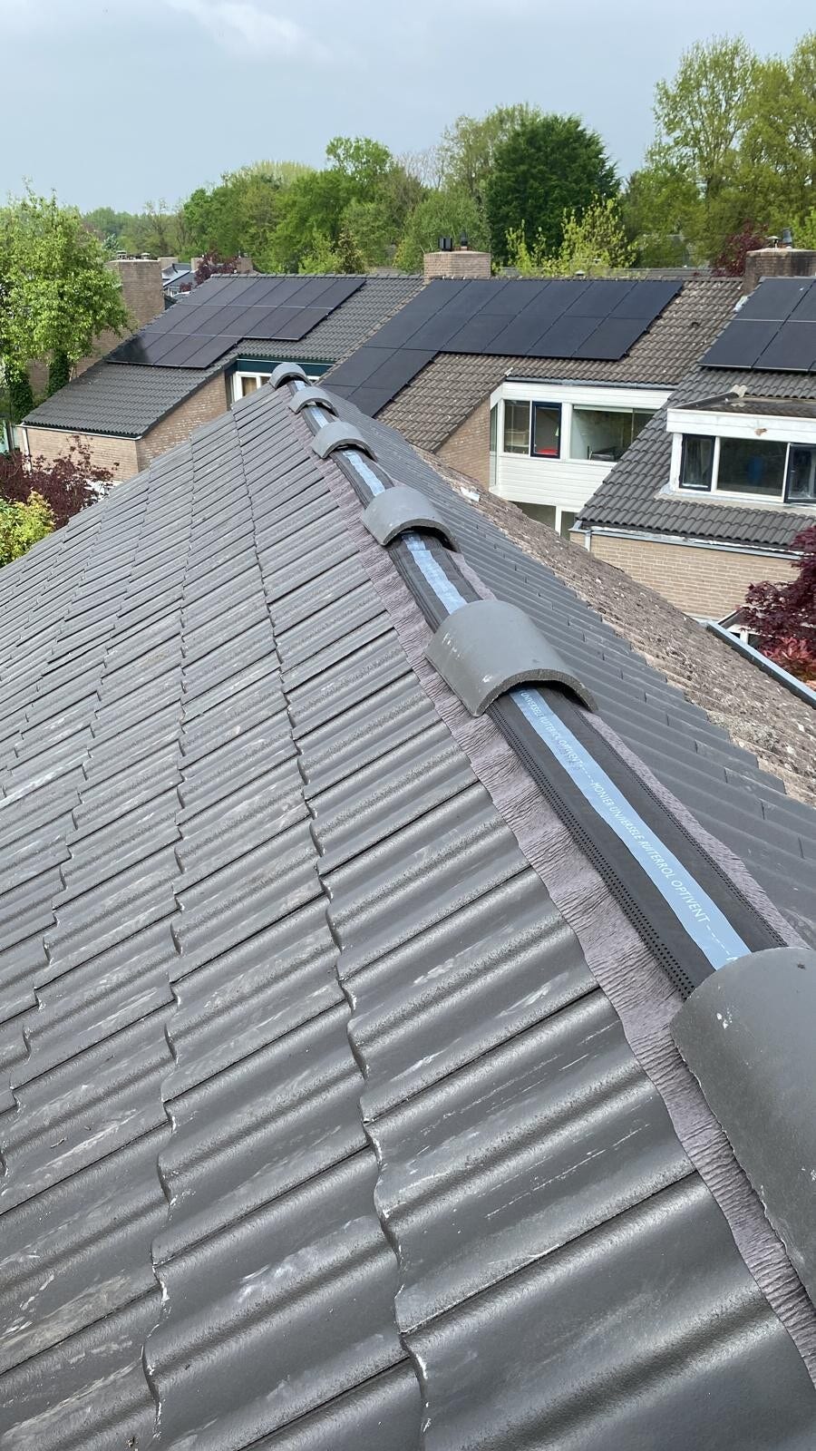 Netjes afgewerkte dakkapel met nieuw loodwerk